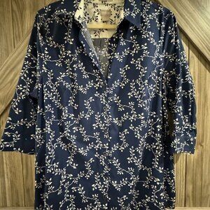 Chicos No Iron Stain Shield shir